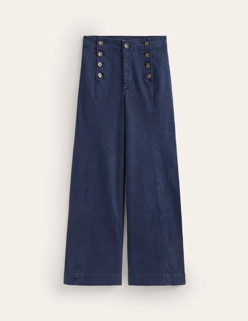 Sailor Wide Leg Trousers Blue...