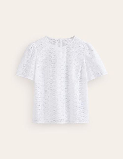 Lace T-Shirt White Women...