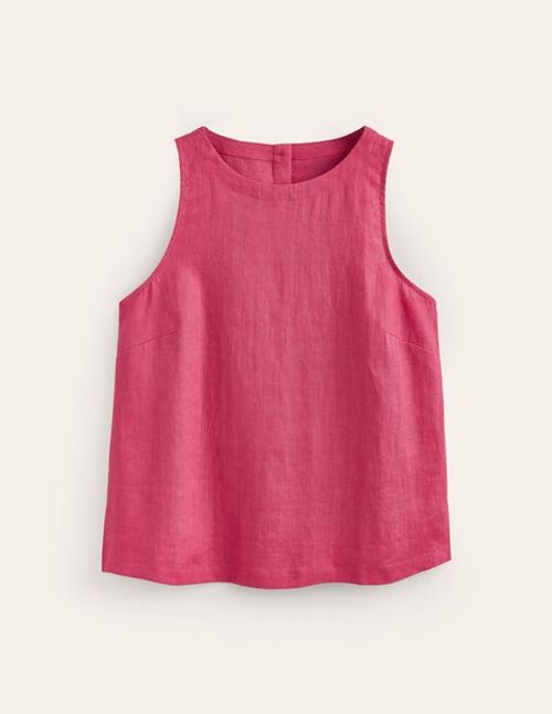 Linen Sleeveless Shell Top...