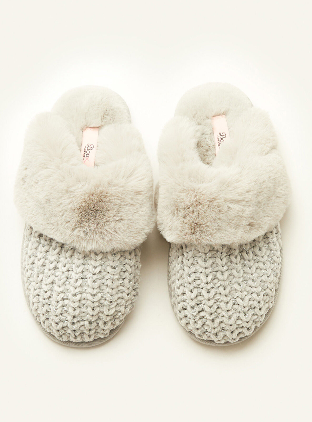 Boux avenue grey slippers shop