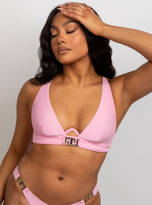 Boux Avenue Malaga super push up bikini top - Pink Mix - 30B, £16.00