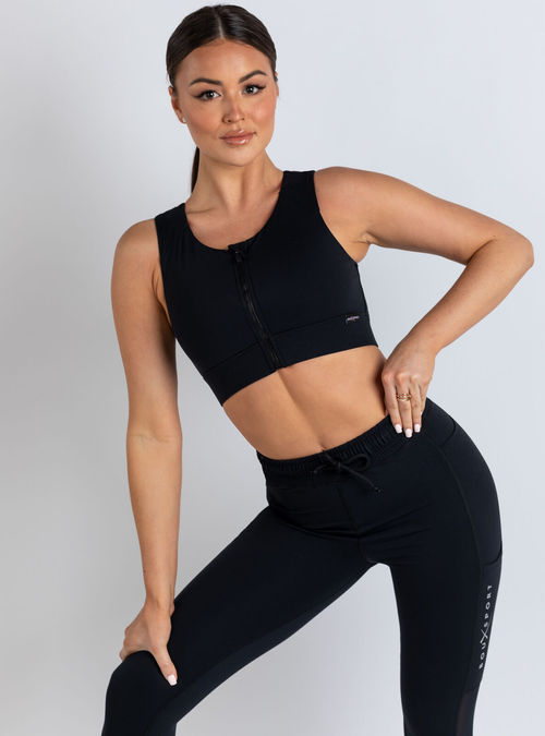 Boux Avenue Sculpting capri sports leggings - Black - XS