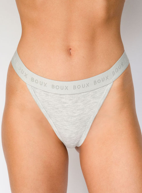 Boux Avenue Nell high leg boxer thong - White - 18