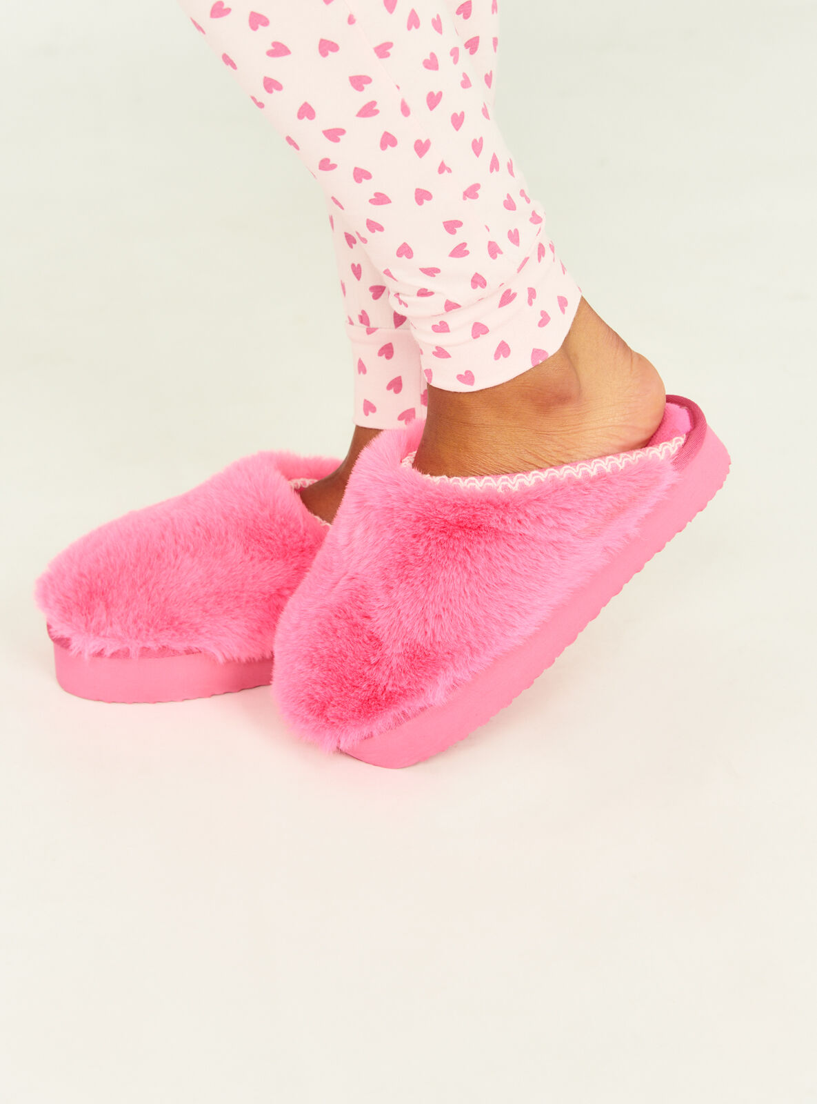 Boux Avenue Platform mule slippers Pink 3 4 10.00