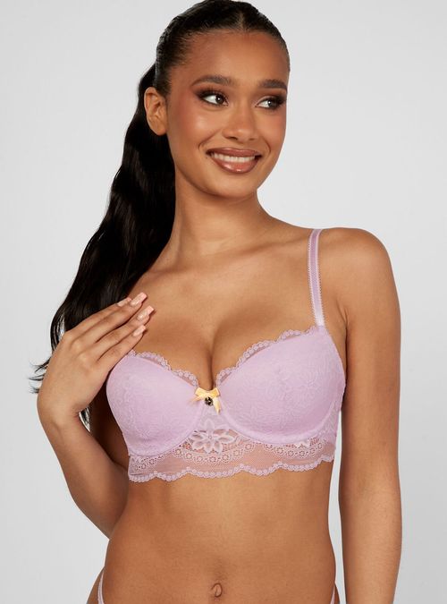 Boux Avenue Faye balconette bra - Lavender - 32F