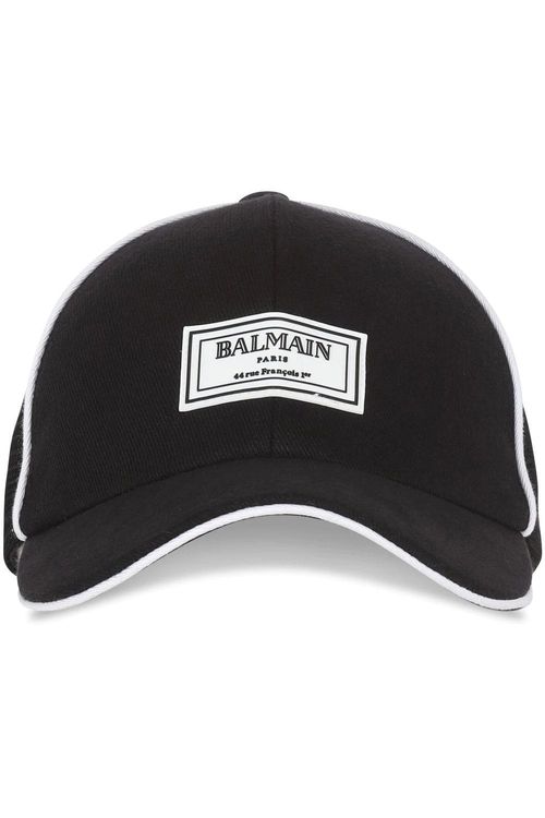 BALMAIN EVIAN PATCH LOGO CAP...