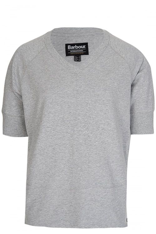 Barbour Broton V-neckTop Grey...