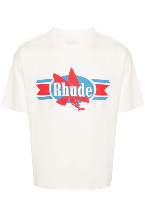 RHUDE CHEVRON EAGLE TEE Size:...