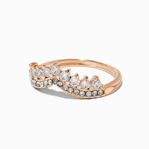 Claire's Rose Gold-Tone Cubic...