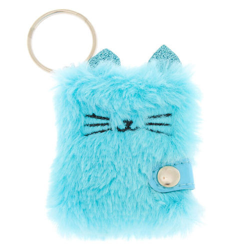 Claire's Owl Mini Diary Keyring | Purple