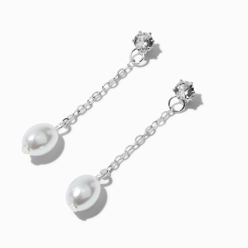 Claire's Silver-Tone Pearl &...