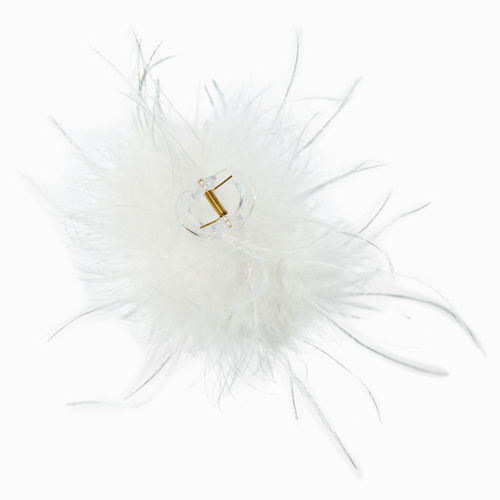 Claire's White Feather Large...