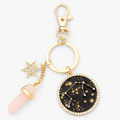 Claire's Initial Varsity Lip Keychain