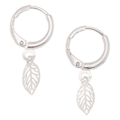 Claire's Silver 10MM Leaf...