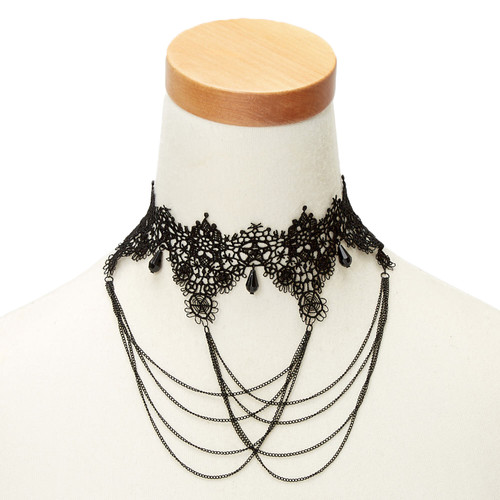 Claire's Lace Swag Choker...