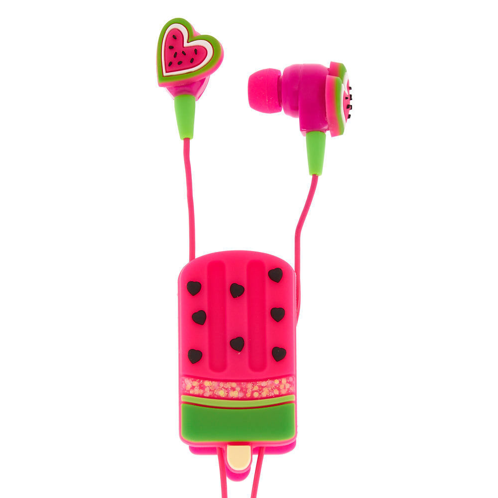 Claire s Watermelon Popsicle Earbuds Winder Compare The