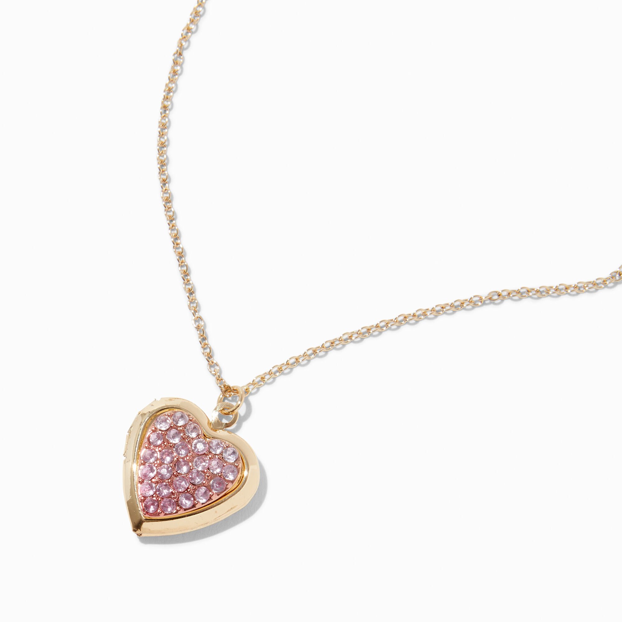 Claire's locket necklace outlet