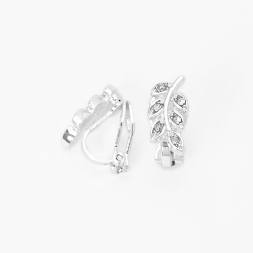 Claire's Crystal Leaves Clip...