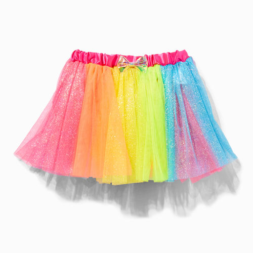 Claire's Rainbow Stripe Tulle...