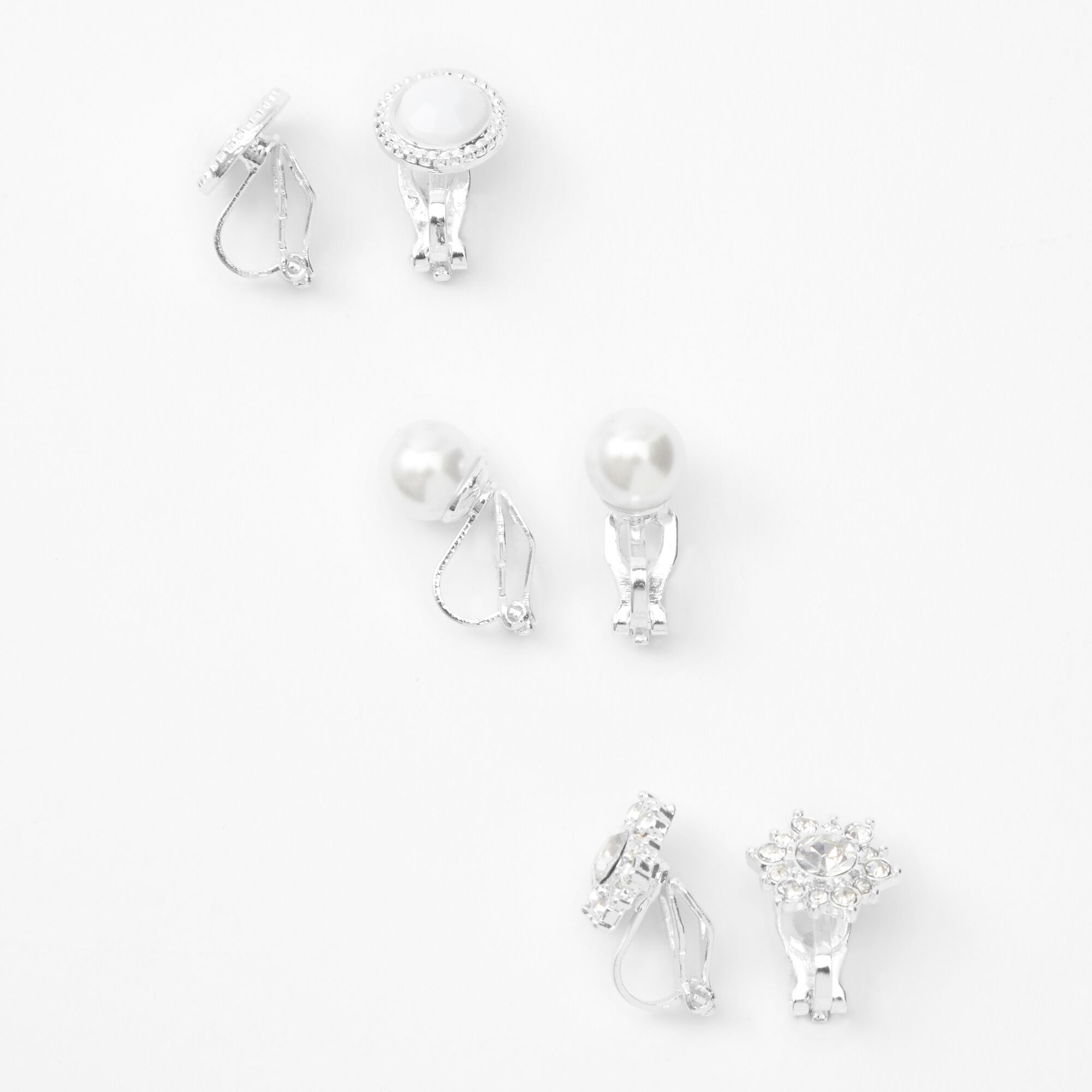 Claire's outlet silver earrings
