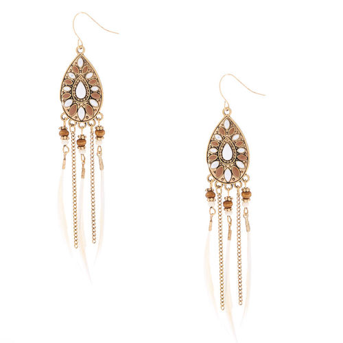 Claire's Gold 4" Beaded...