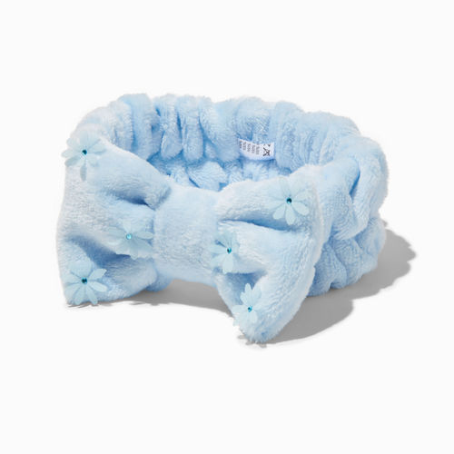 Claire's Blue Floral Plush...