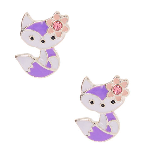 Claire's Purple Fox Stud...