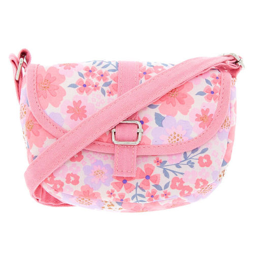 Claire's Barbie Quilted Crossbody Bag | Pink