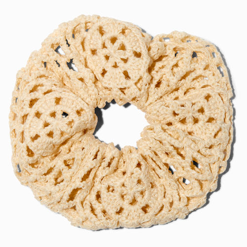 Claire's Ivory Crochet Medium...