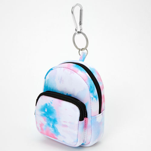 Claire's Club Pastel Tie Dye Bunny Furry Mini Backpack