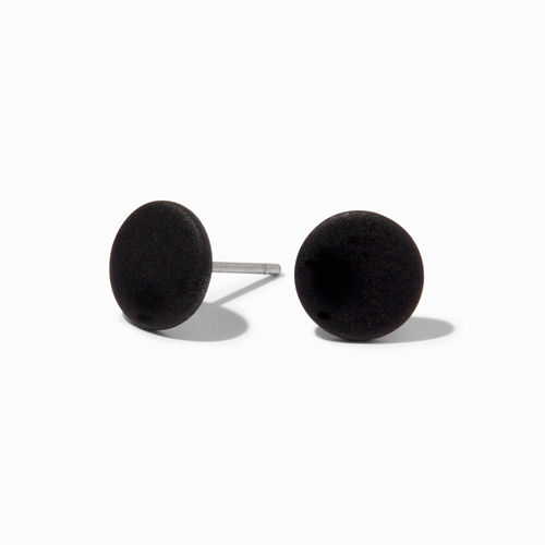 Claire's Black Button Stud...