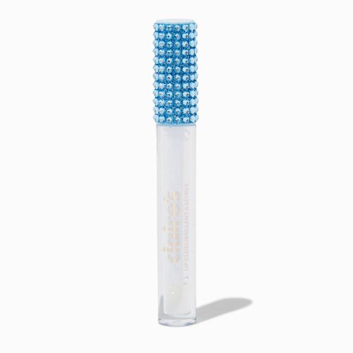 Claire's Blue Bling Glitter Lip Gloss Wand