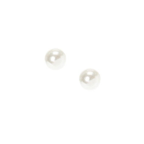 Claire's 6MM White Pearl Stud...