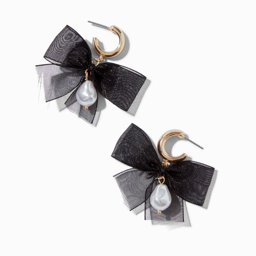 Claire's Black Organza Bow...