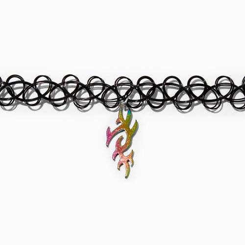 Claire's Anodized Stainless Steel Curb Chain Bracelet