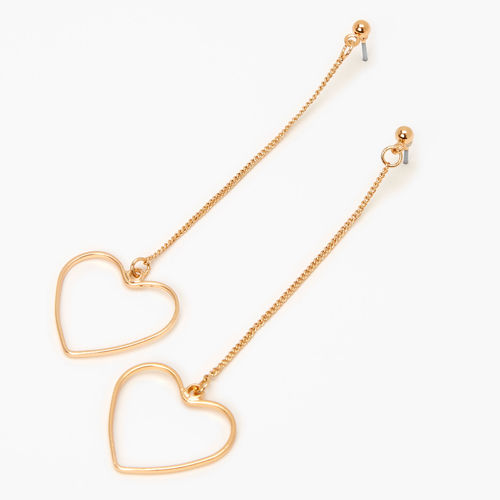 Claire's Gold-Tone Open Heart...