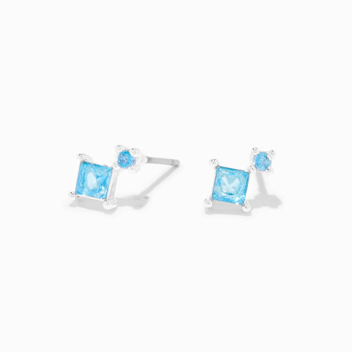 Claire's Aqua 5MM Cubic...