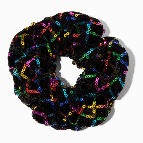 Claire's Rainbow Sequin Black...