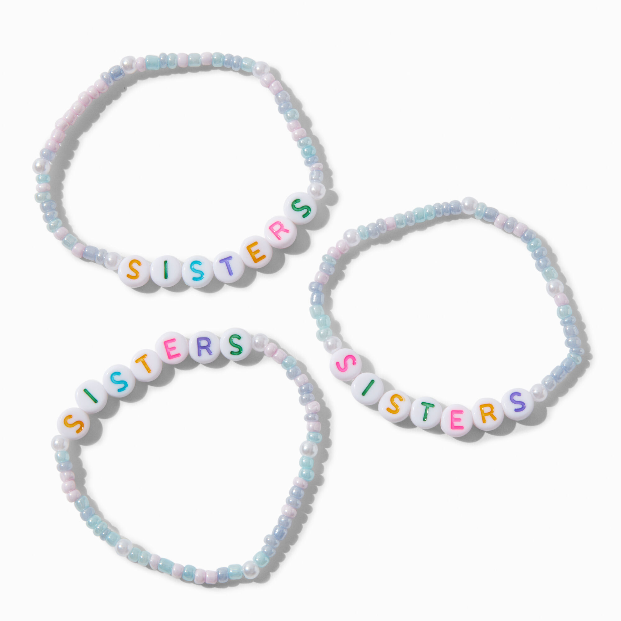 Pastel Heart Stretch Friendship Bracelets  3 Pack  Best friend bracelets Friendship  bracelets Friend bracelets