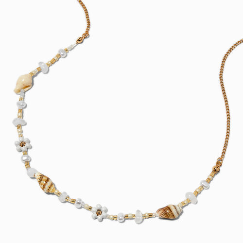 Claire's Gold-Tone Shell &...