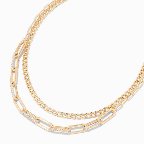 Claire's Gold-Tone Cable Link...