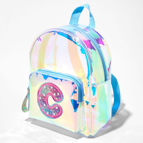 Claire's Club Iridescent Unicorn Mini Backpack - Lilac