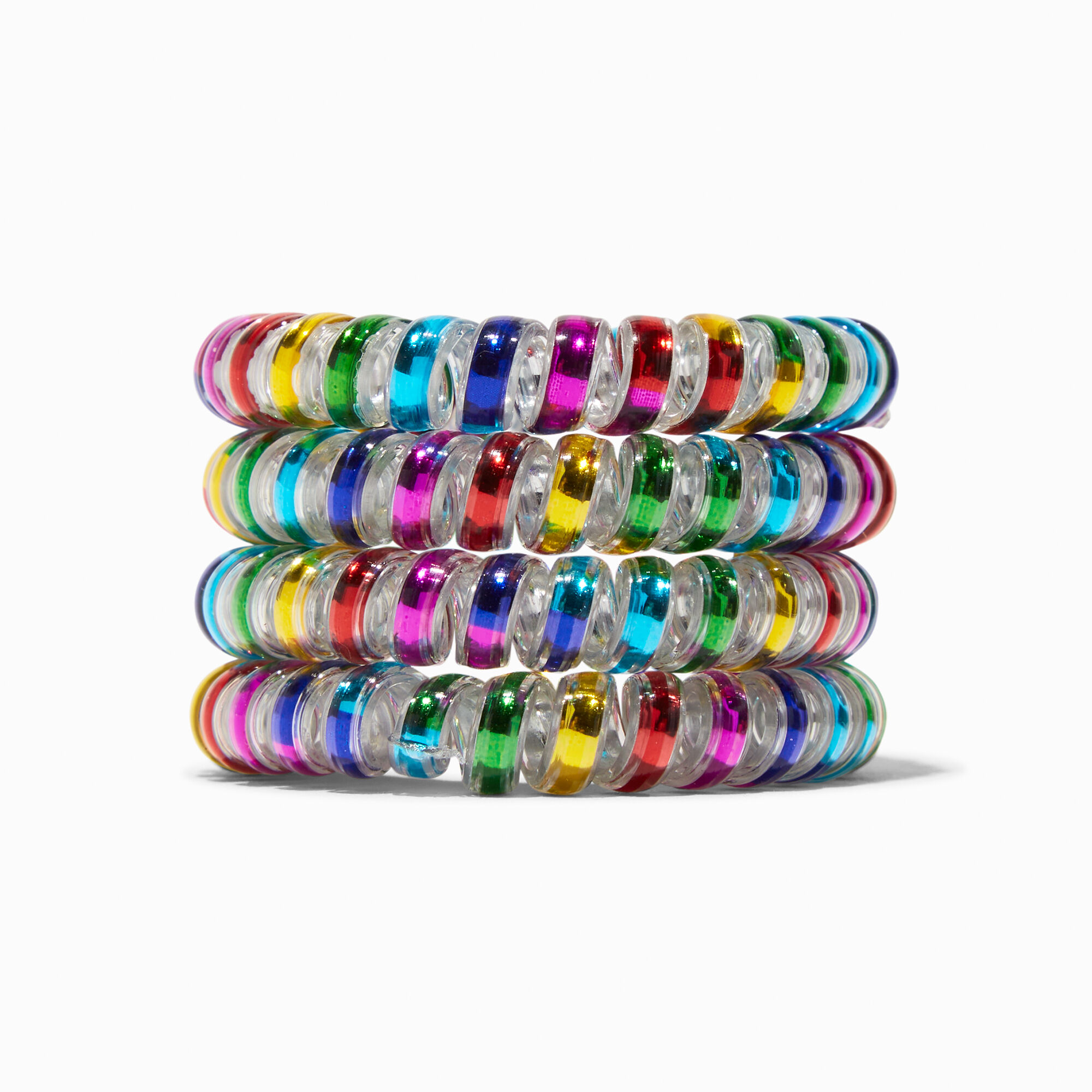 Spiral bracelet deals hair ties