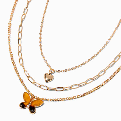 Claire's Gold-Tone Heart &...