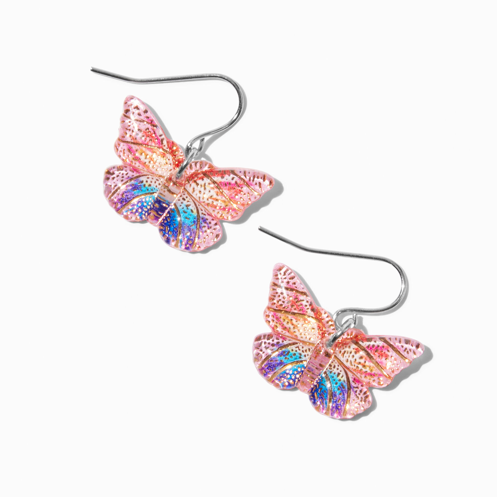 Rainbow shop butterfly earrings