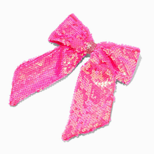 Claire's Pink Sequin Hair Bow...