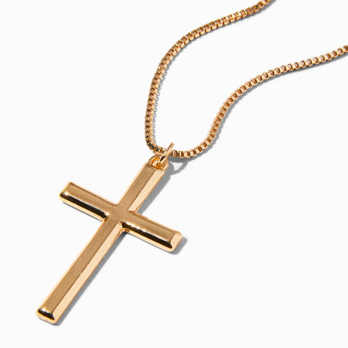 Claire's Gold-Tone Cross...