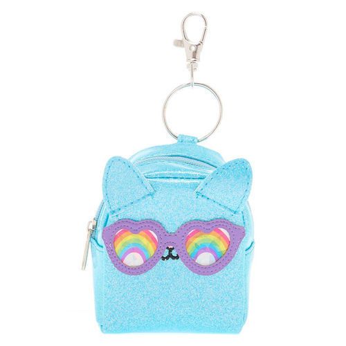 Claire's Metallic Glitter Cat Mini Backpack Keychain Ingredients - CVS  Pharmacy