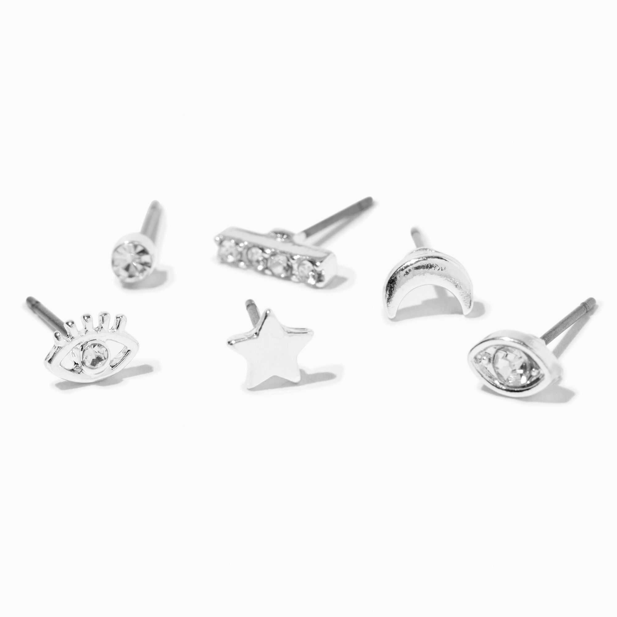 Sterling Silver Leaf Stud Earrings  Claires