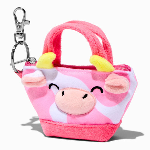 Claire's Pink Cow Mini Tote...